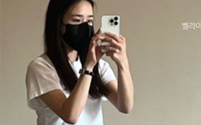 '9살 연상과 결혼♥' 손연재, 앉아있어도 뱃살 굴욕 없는 레깅스핏 "스트레칭 열심히" [TEN★]