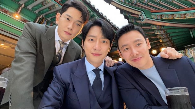 온주완, 이상엽, 김동욱(왼쪽부터) /사진=이상엽 인스타그램