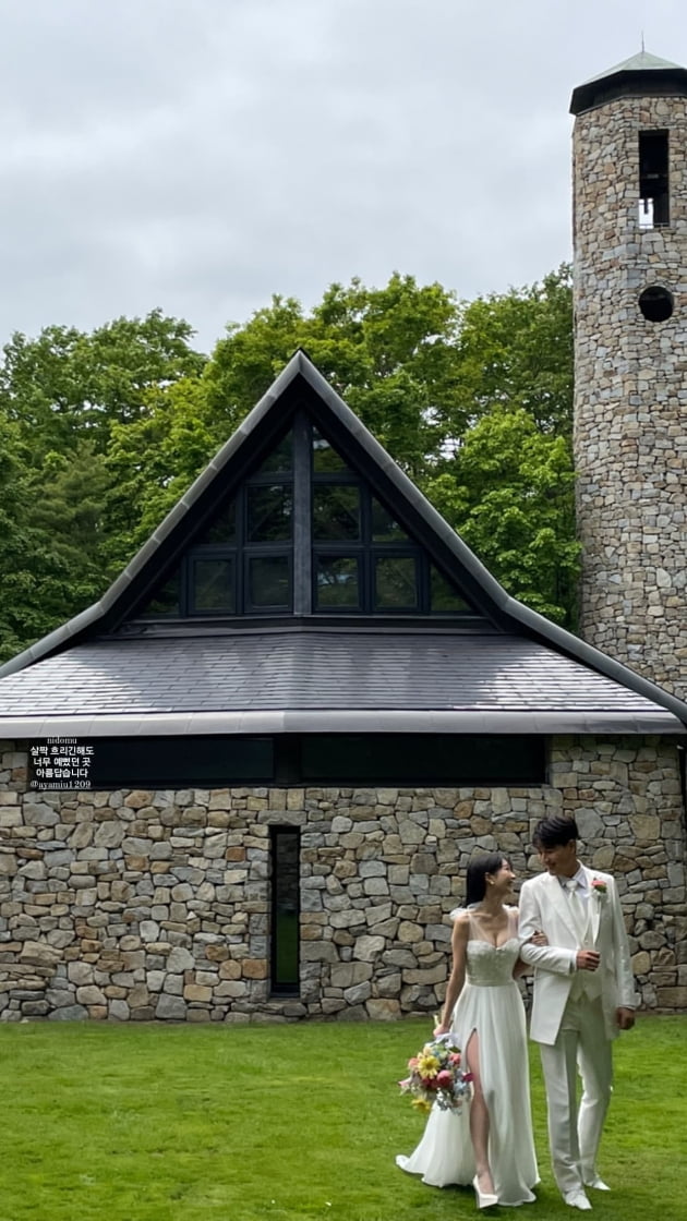 이지훈, 日서 14살 연하 ♥아야네와 웨딩 촬영 "오늘 식이었으면 폭망"[TEN★]