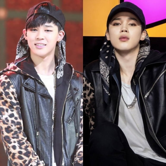 '9주년 섹시포토' 방탄소년단 지민,힙스타 '베이비 G'...완성형 비주얼 아이돌