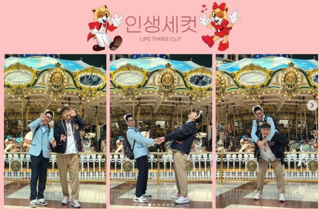지석진x김수용, 교복 입고 50% 할인?...너무 귀여운데요[TEN★]