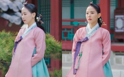 '붉은 단심' 강한나, 우아한 한복 자태→귀여움 가득 반전 매력