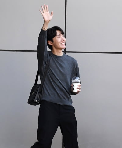 [TEN 포토] 방탄소년단 제이홉 '행복한 미소'