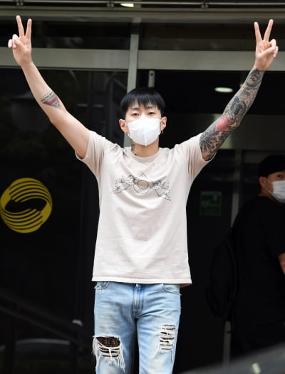 [TEN 포토] 박재범 '녹화 잘하고 오겠습니다'