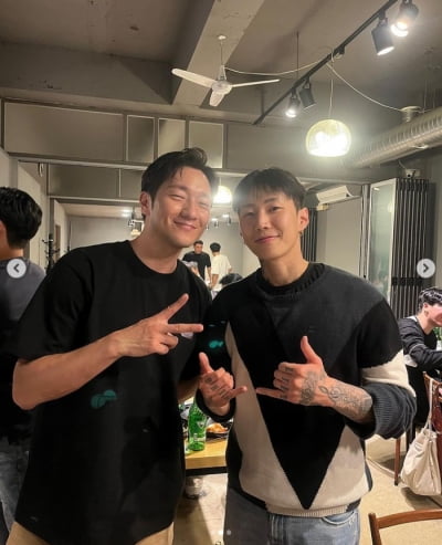 박재범, 천만 배우들과의 만남...마동석,손석구가 왜 거기서 나와[TEN★]