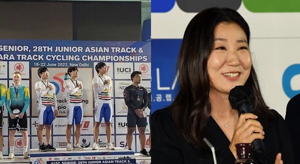 라미란, 경사났네…"우리 아들, 亞 주니어 선수권서 단체 금메달"[TEN★]