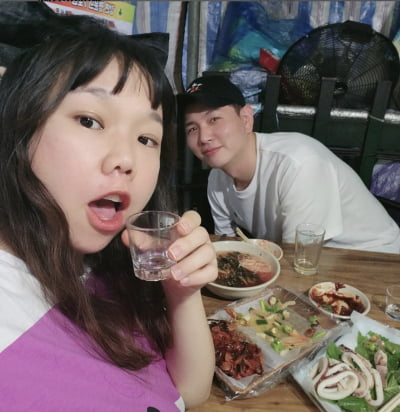 '임신중' 홍현희, ♥제이쓴과 포장마차 데이트…"이런 감성 좋다" [TEN★]
