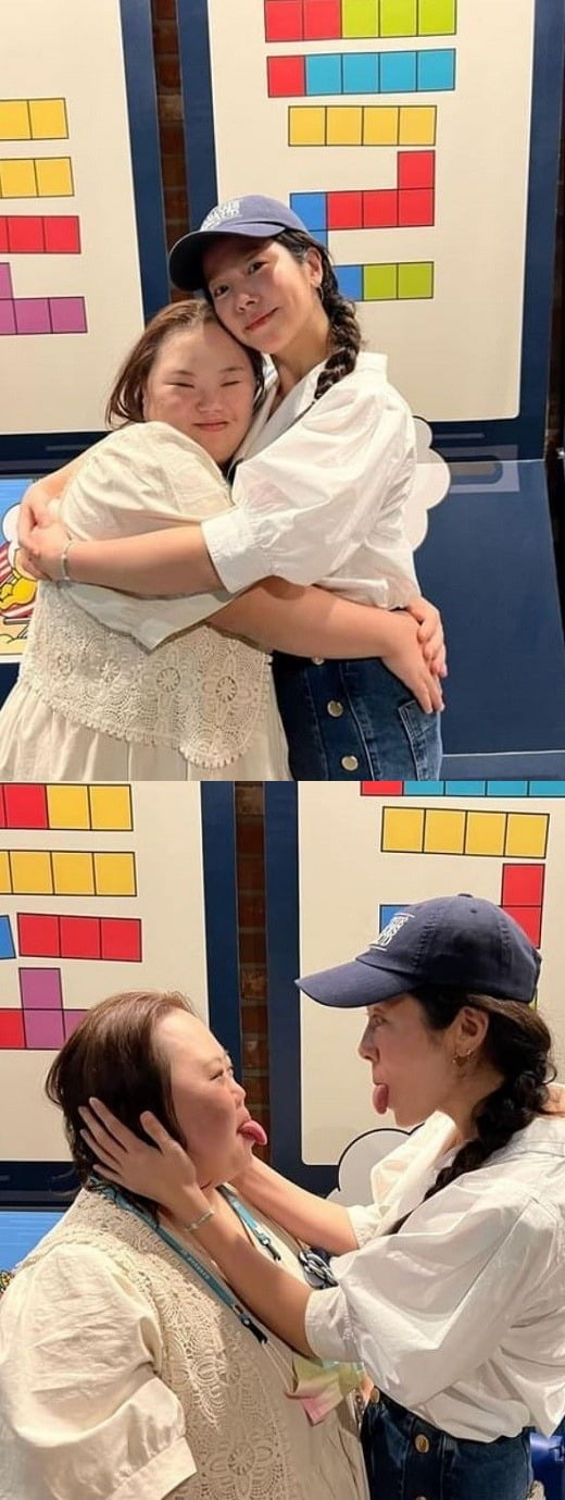 정은혜 한지민 /사진=정은혜 인스타그램