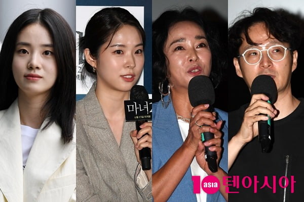 신시아, 서은수, 조민수, 박훈정 감독(왼쪽부터) /사진=텐아시아 DB