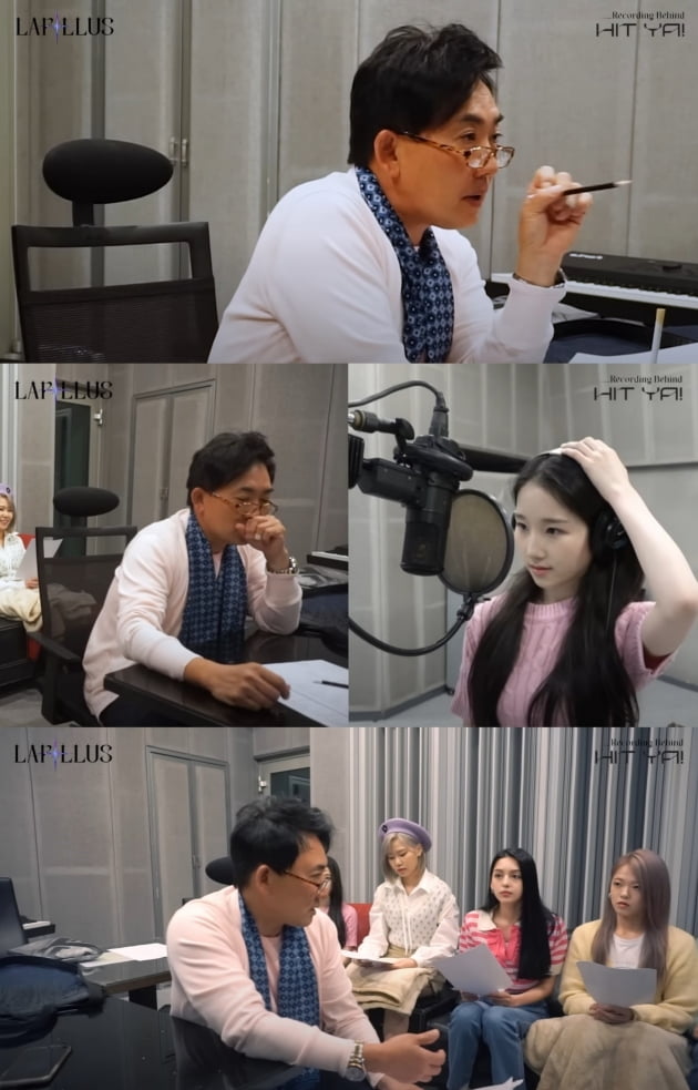 이승철, 라필루스 'HIT YA!' 보컬 디렉팅 영상 공개