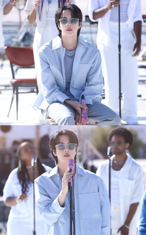 방탄소년단 진, 햇살보다 눈부신 청량한 매력