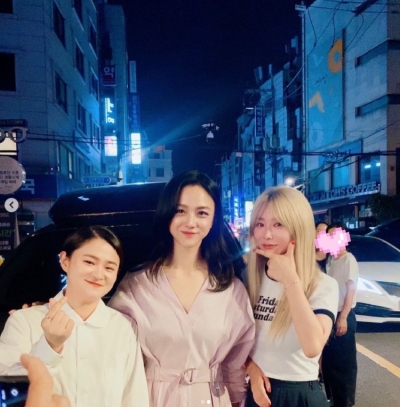 김신영-제아, 탕웨이와 함께...헤어질 결심 응원[TEN★]