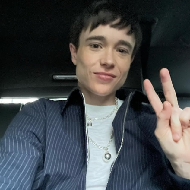 '성전환' 엘리엇 페이지, 유방절제술 받더니…싹 사라져버린 예전 모습[TEN★]