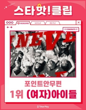 (여자)아이들의 'TOMBOY', '스타 핫 클립: 포인트 안무 편' 투표 1위