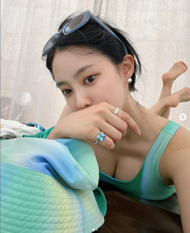 티아라 효민, 볼륨감으로 섹시美 UP...즐거운 주말[TEN★]