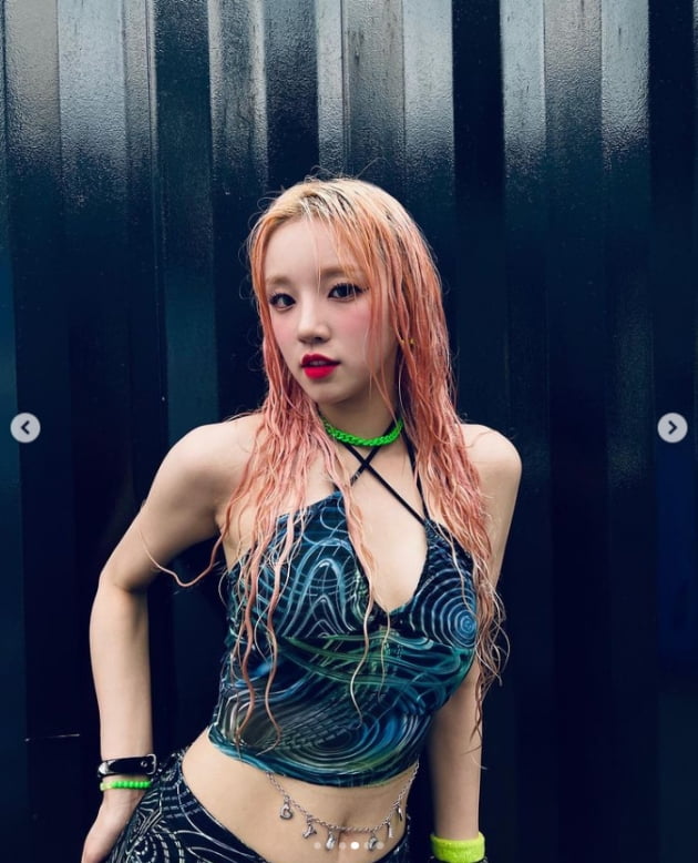 (여자)아이들 우기, 물에 젖어 섹시미 UP...신났나봐[TEN★]