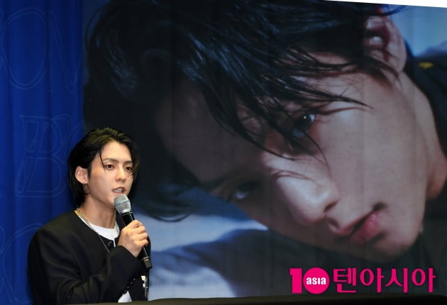 [TEN 포토] 비투비 이민혁 "이번앨범에 다양한 이야기를 담았다"