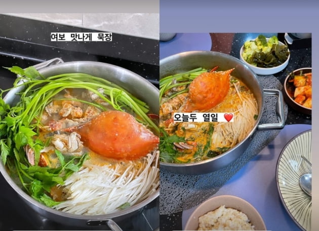이솔이, ♥박성광이 반한 요리실력..."여보 맛나게 묵장"[TEN★]
