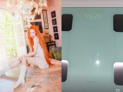 선미, 다이어트 성공 40kg대...뺄살이 어딨다고?[TEN★]