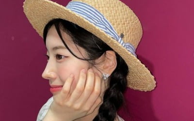 트와이스 다현, 에베레스트급 콧대 자랑…마린룩으로 썸머퀸[TEN★]