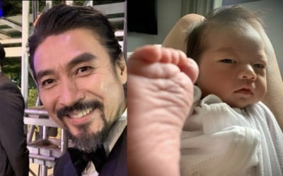 신성우, 둘째 아들 공개…생후 16일인데 '뚜렷 이목구비'[TEN★]