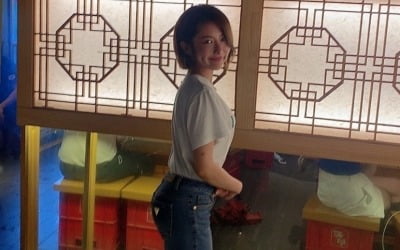 '돌싱' 김은영, 44kg라서 나올 수 있는 청바지핏 "즐겁다" [TEN★]