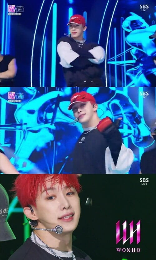 원호, 급이 다른 퍼포먼스...신곡 'CRAZY' 컴백 무대('인기가요')