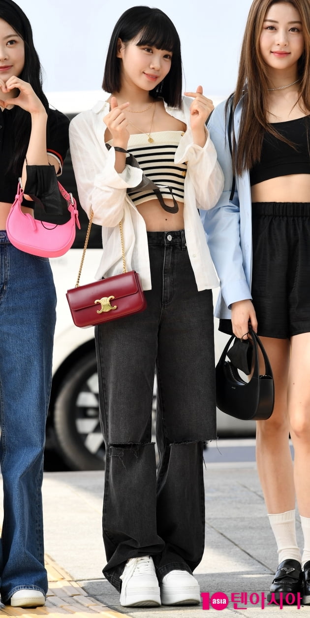 [TEN 포토] 르세라핌 김채원 '크롭톱으로 당당하게'