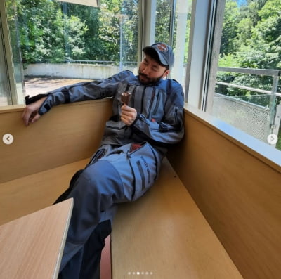 노홍철, 휴가에 홍철모 쓰고 세계정복?...'계획대로 늙고있써"[TEN★]