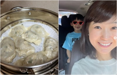 강수정, "온종일 짜증내는 子 위해 만두 빚고 쪘다"…정성 가득 '금손맘' [TEN★]