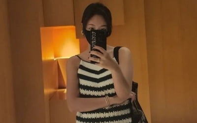 '이영돈♥' 황정음, 애 둘 출산 전으로 돌아간 몸매…끈소매에 드러난 쇄골+어깨라인[TEN★]