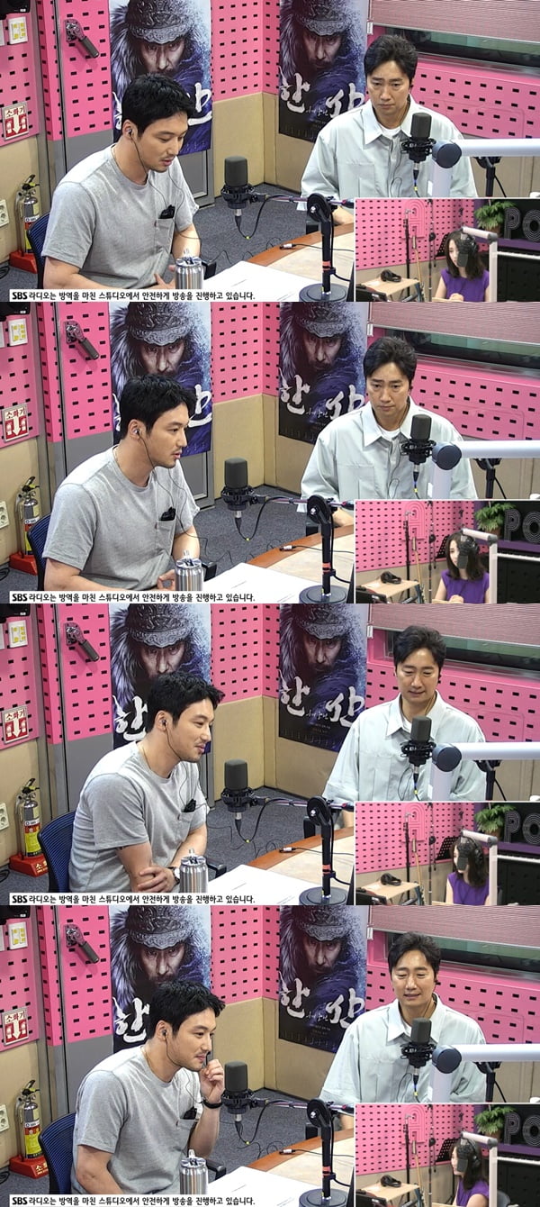 박해일, 변요한 /사진=SBS 파워FM '박하선의 씨네타운' 보는 라디오 방송화면 캡처