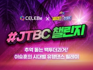 JTBC 신규 예능 '셀럽이 되고싶어' 셀러비, “시대별 유행댄스릴레이 챌린지"