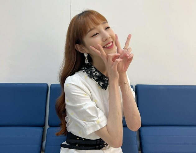 박보람, 32kg 감량 후 요요 없네…앙상한 두 팔로 브이[TEN★]