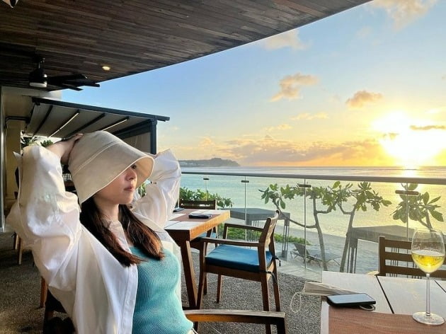 '결혼 3년차' 이연희, 해외서 선셋 힐링 중…♥남편이 찍어줬나[TEN★]