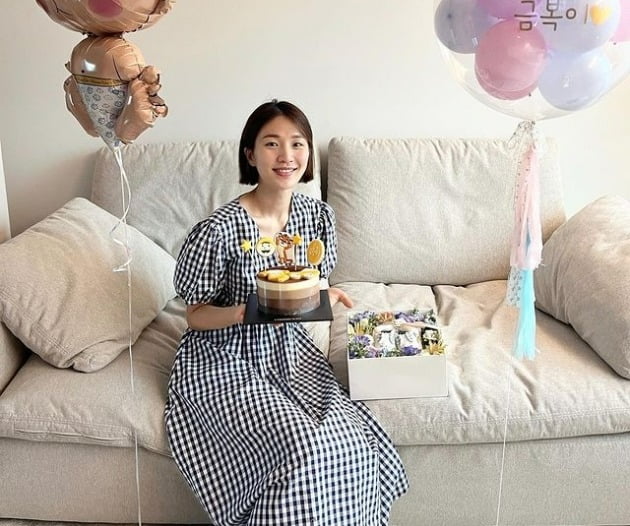 박승희, 금메달 같은 복덩이 품에 안았다 "두 배로 좋은 일 생길 것"[TEN★]