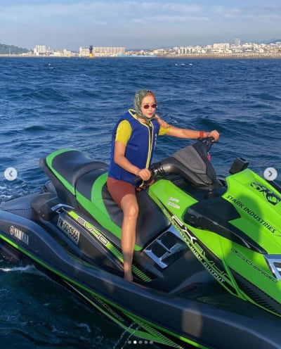 황보, "제가 태워드릴까요?"...보트 면허 있는 여자[TEN★]