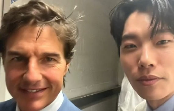류준열, 앤드류 가필드에 이어 톰 크루즈도 만났다 "Always kind"[TEN★]
