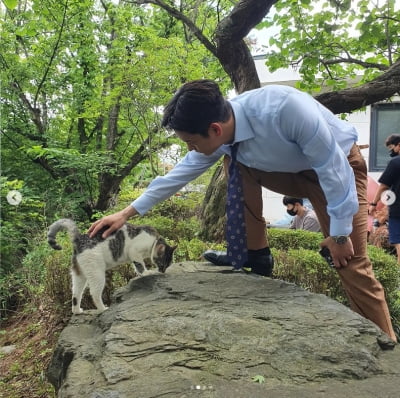서인국, '냥심'도 저격한 명품 비주얼...남친미 뿜뿜[TEN★]