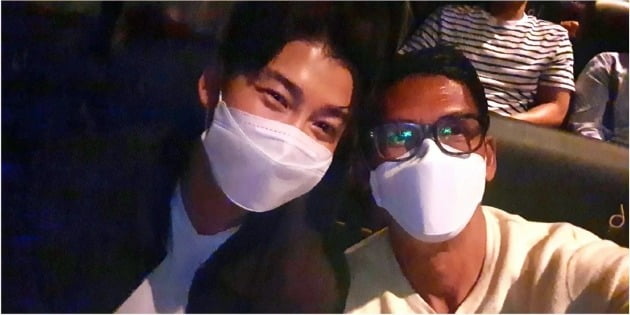 '신혼' 윤계상, '♥5살 연하 CEO' 아닌 박준형과 영화관 데이트[TEN★]