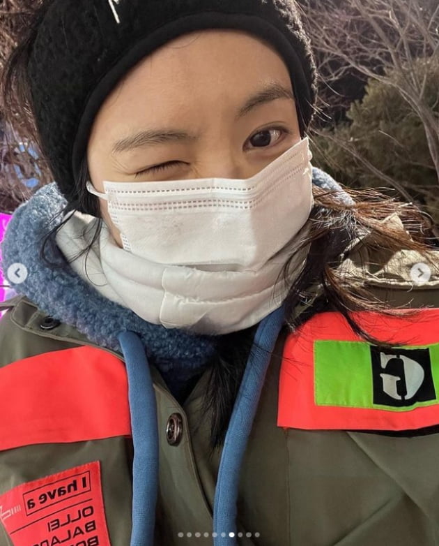 손나은, 꽁꽁 싸매도 나은...겨울사진 보며 시원해지자[TEN★]