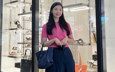 "아울렛 데이트"…'윤남기♥' 이다은, 명품숍 앞에서 데이트 인증샷 '미소' [TEN★]