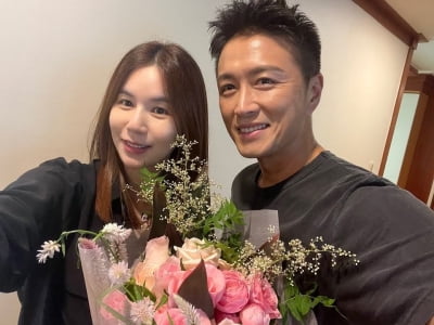 진태현, '출산 가까워진' ♥박시은 옆에서 숨길 수 없는 미소 "동상이몽 갔다가 선물"[TEN★]