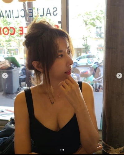 김완선, 원조섹시 디바의 화려한 파리...일상이 화보[TEN★]