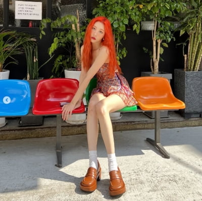 선미, 갈비 앞에 무너진 라푼젤...인형 같은 미모[TEN★]