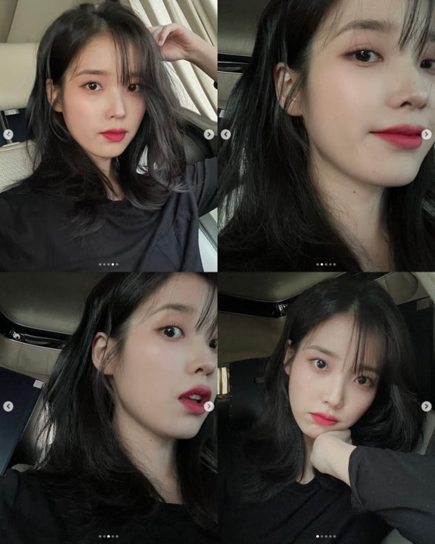 아이유, 인간 탄산음료 비주얼...청순 그 자체[TEN★]