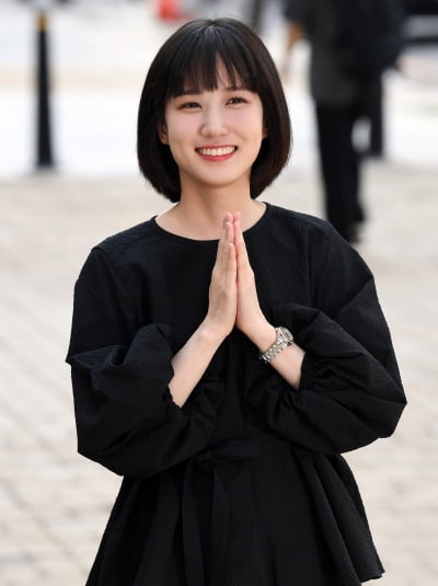 [TEN 포토] 박은빈 '청초함 가득한 핑크빛 매력'(우영우 종방연)