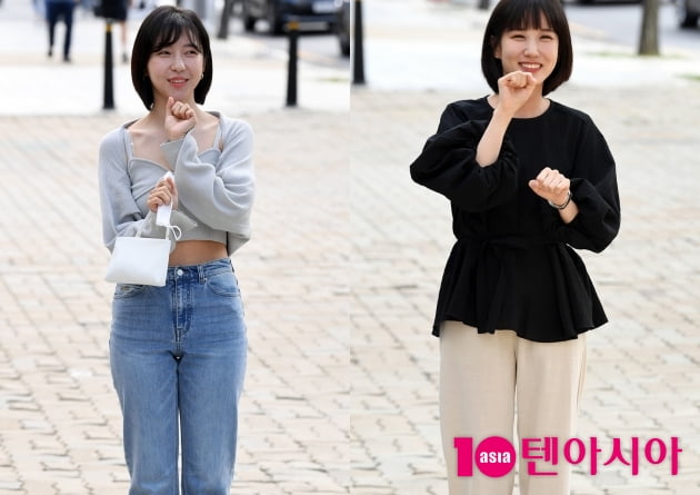 [TEN 포토+] 박은빈-주현영 '우 to the 영 to the 우  동 to the 그 to the 라미~'(우영우 인사)