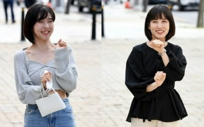 [TEN 포토+] 박은빈-주현영 '우 to the 영 to the 우  동 to the 그 to the 라미~'(우영우 인사)