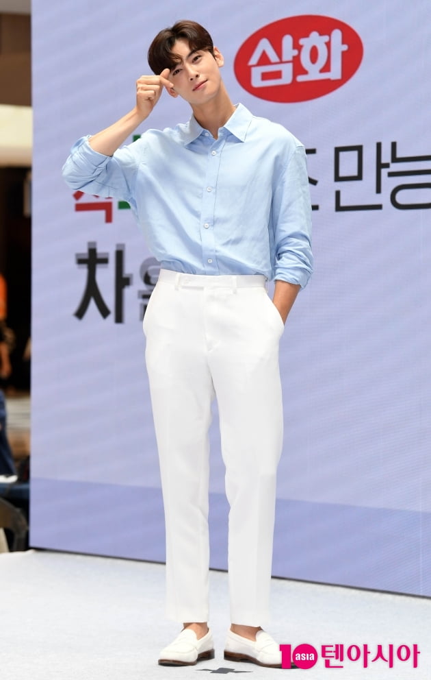 [TEN 포토] 차은우 '오늘도 열일하는 비주얼'